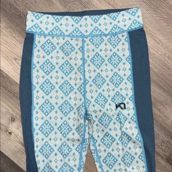 Kari Traa wool base layer pants bottoms leggings tights - Picture 2 of 4